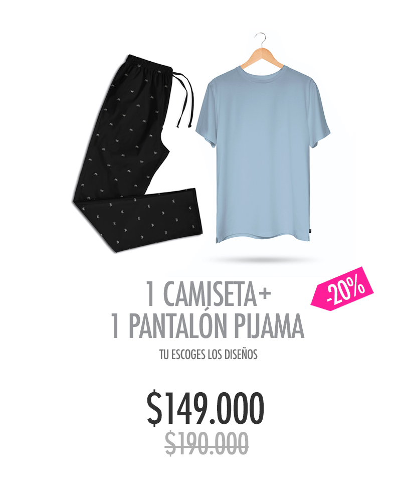 PINEAPPLE PACK DESCUENTO PANTALÓN PIJAMA + CAMISETA