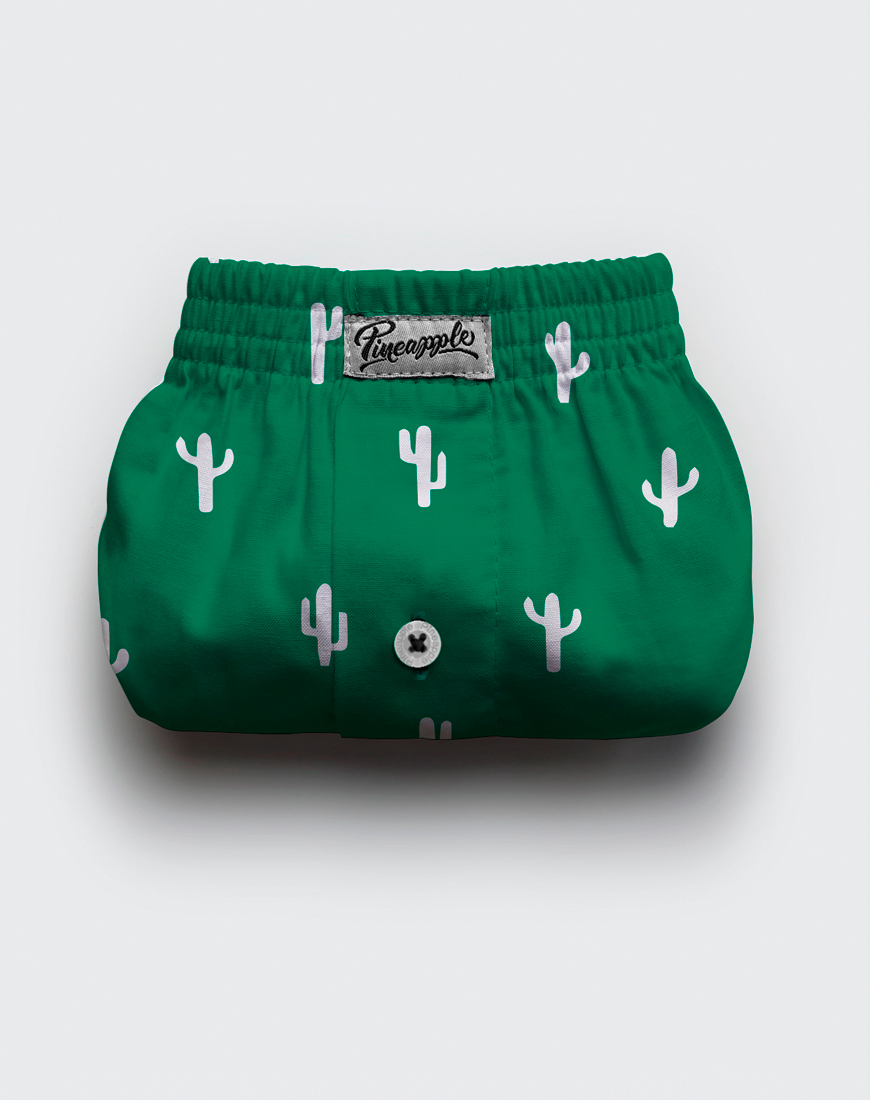 PINEAPPLE - BÓXER CACTUS BLANCOS -VERDE