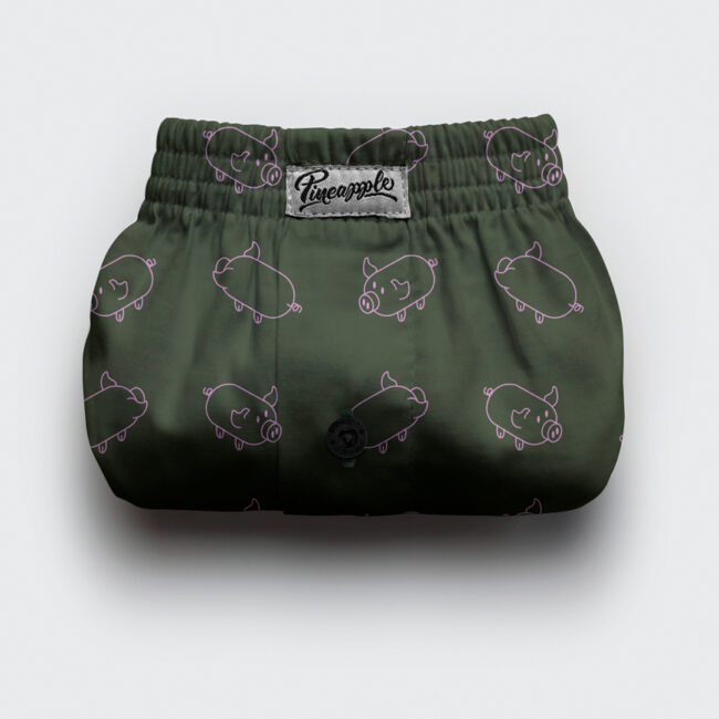 PINEAPPLE - BÓXER MARRANOS VERDE MILITAR